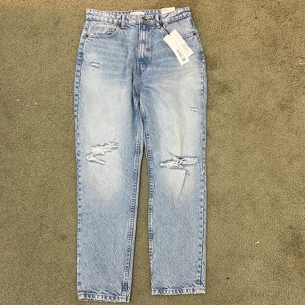 ZARA classic mom fit jeans